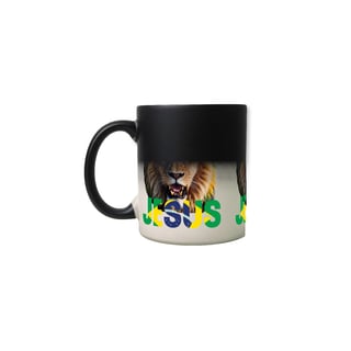 Nome do produto CANECA MAGICA LEÃO JESUS BRASIL