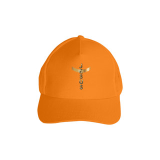 Nome do produto BONE PRIME COM TELA DOURADO JESUS EM CRUZ ( varias cores )