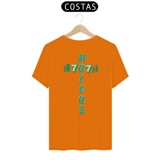 Nome do produto CAMISA QUALITY MATEUS 7.7 CRUZ VERDE ( COSTAS - varias cores )