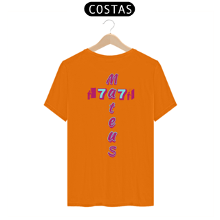 Nome do produto CAMISA QUALITY MATEUS 7.7 CRUZ ROXA ( COSTAS - varias cores )