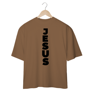 Nome do produto OVER SIZE JESUS NA VERTICAL PRETA ( varias cores )