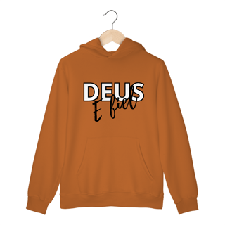 Nome do produto MOLETOM CANGURU DEUS É FIEL 01 ( varias cores )