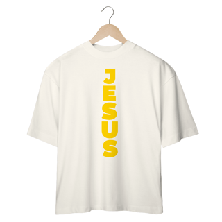 Nome do produto OVER SIZE JESUS NA VERTICAL AMARELA ( varias cores )
