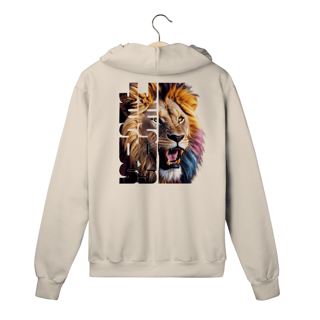 Nome do produto MOLETOM PRIME COM ZIPPER  LEÃO JESUS ( varias cores )