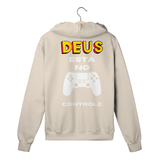 Nome do produto MOLETOM PRIME COM ZIPPER DEUS ESTA NO CONTROLE 01 ( varias cores )