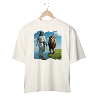 Nome do produto CAMISA OVER SIZE JESUS CAMINHANDO NA AGUA ( varias cores )