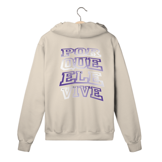 Nome do produto MOLETOM PRIME COM ZIPPER POR QUE ELE VIVE ( varias cores )