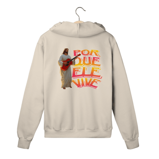 Nome do produto MOLETOM PRIME COM ZIPPER JESUS E VIOLÃO PORQUE ELE VIVE ( varias cores )