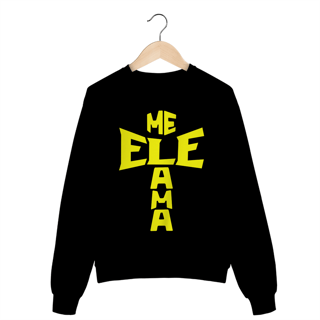 Nome do produto MOLETOM FECHADO ELE ME AMA AMARELO ( varias cores )