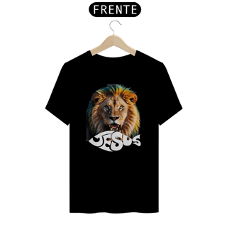 Nome do produto CAMISA COM LEÃO ESCRITA JESUS ( varias cores )