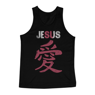Nome do produto REGATA JESUS EM JAPONES ( varias cores )