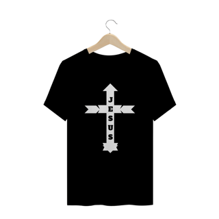 Nome do produto CAMISA PLUS SIZE JESUS COM SETAS ( varias cores )
