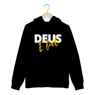 Nome do produto MOLETOM CANGURU DEUS É FIEL 02 ( varias cores )
