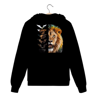 Nome do produto MOLETOM PRIME COM ZIPPER LEÃO YESHUA ( varias cores )