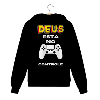Nome do produto MOLETOM PRIME COM ZIPPER DEUS ESTA NO CONTROLE 01 ( varias cores )
