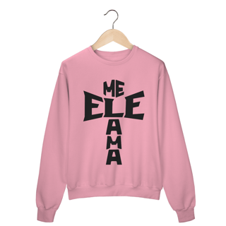 Nome do produto MOLETOM FECHADO ELE ME AMA PRETO ( varias cores )