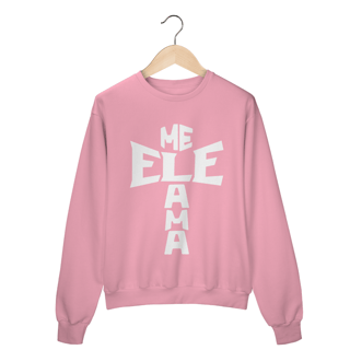 Nome do produto MOLETOM FECHADO ELE ME AMA BRANCO ( varias cores )