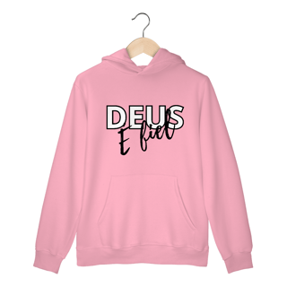 Nome do produto MOLETOM CANGURU DEUS É FIEL 01 ( varias cores )