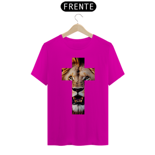 Nome do produto CAMISA CRUZ EM FORMA DE LEÃO ( varias cores )