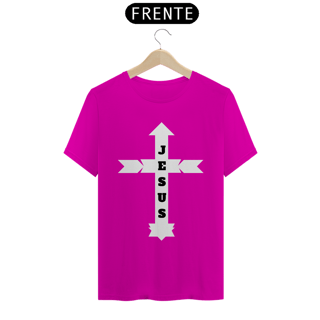 Nome do produto CAMISA QUALITY JESUS COM SETAS ( varias cores )