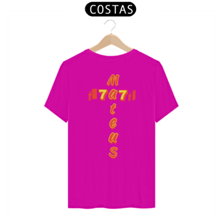 Nome do produto CAMISA QUALITY MATEUS 7.7 CRUZ LARANJA ( COSTAS - varias cores )