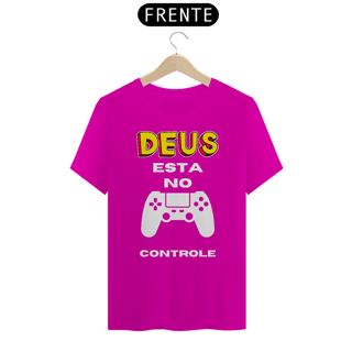Nome do produto CAMISA QUALITY DEUS ESTA NO CONTROLE 02 ( varias cores )