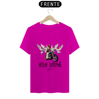 Nome do produto CAMISA QUALITY JESUS NA MOTO ELE VIRÁ 01 ( varias cores )