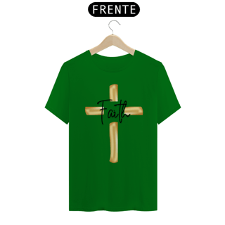 Nome do produto Camisa Quality Faith Cruz Dourada ( varias cores )