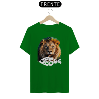Nome do produto CAMISA COM LEÃO ESCRITA JESUS ( varias cores )