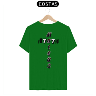 Nome do produto CAMISA QUALITY MATEUS 7.7 CRUZ PRETA ( COSTAS - varias cores )