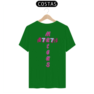 Nome do produto CAMISA QUALITY MATEUS 7.7 CRUZ ROXA ( COSTAS - varias cores )