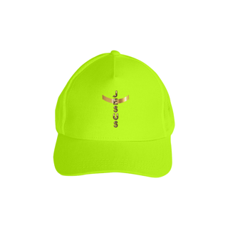 Nome do produto BONE PRIME COM TELA DOURADO JESUS EM CRUZ ( varias cores )