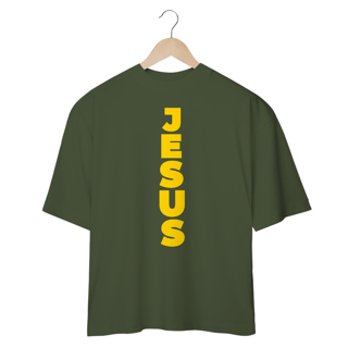 Nome do produto OVER SIZE JESUS NA VERTICAL AMARELA ( varias cores )