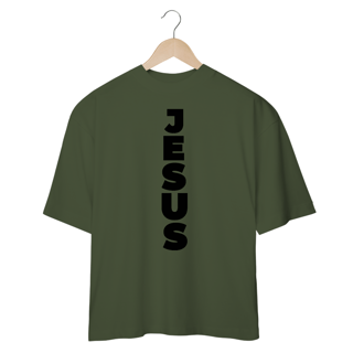 Nome do produto OVER SIZE JESUS NA VERTICAL PRETA ( varias cores )