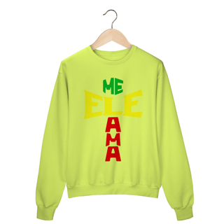 Nome do produto MOLETOM FECHADO ELE ME AMA REGGAE ( varias cores )