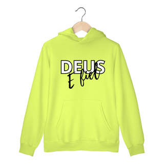 Nome do produto MOLETOM CANGURU DEUS É FIEL 01 ( varias cores )