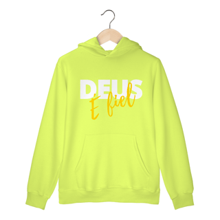 Nome do produto MOLETOM CANGURU DEUS É FIEL 02 ( varias cores )