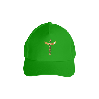 Nome do produto BONE PRIME COM TELA DOURADO JESUS EM CRUZ ( varias cores )