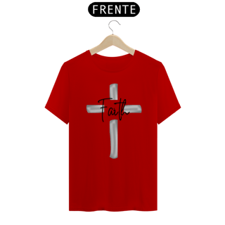 Nome do produto Camisa Quality Faith em cruz prata ( varias cores )