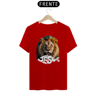 Nome do produto CAMISA COM LEÃO ESCRITA JESUS ( varias cores )