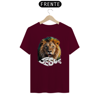 Nome do produto CAMISA COM LEÃO ESCRITA JESUS ( varias cores )