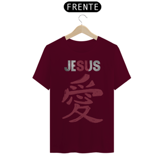 Nome do produto CAMISA JESUS AMOR EM JAPONES ( varias cores )