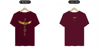 Nome do produto CAMISA QUALITY DOURADA JESUS EM CRUZ ( FRENTE e COSTAS -varias cores ) 