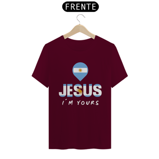 Nome do produto CAMISA QUALITY JESUS I´M YOURS ARGENTINA ( varias cores )