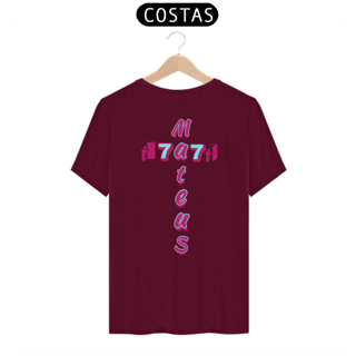 Nome do produto CAMISA QUALITY MATEUS 7.7 CRUZ ROXA ( COSTAS - varias cores )