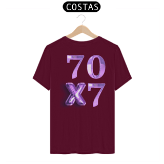 Nome do produto CAMISA QUALITY 70X7 ROXA ( SOMENTE COSTAS varias cores )
