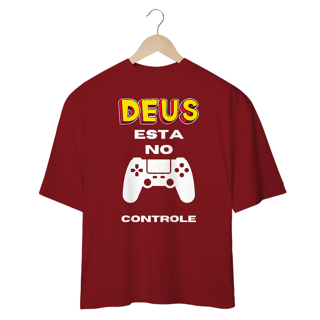 Nome do produto OVER SIZE DEUS ESTA NO CONTROLE 02 ( varias cores )