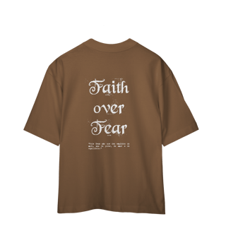 Nome do produto Faith over Fear Oversized