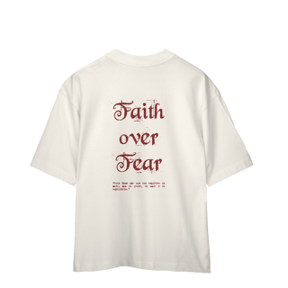 Nome do produto Faith over Fear Oversized