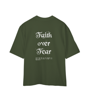 Nome do produto Faith over Fear Oversized